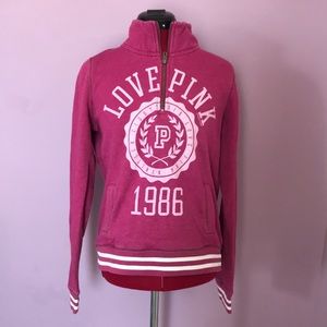 VS Pink Zip Top Sweatshirt